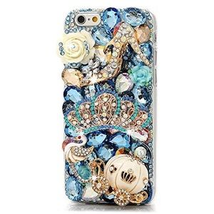Cinderella inspired 3-D blinged our iPhone 6 case